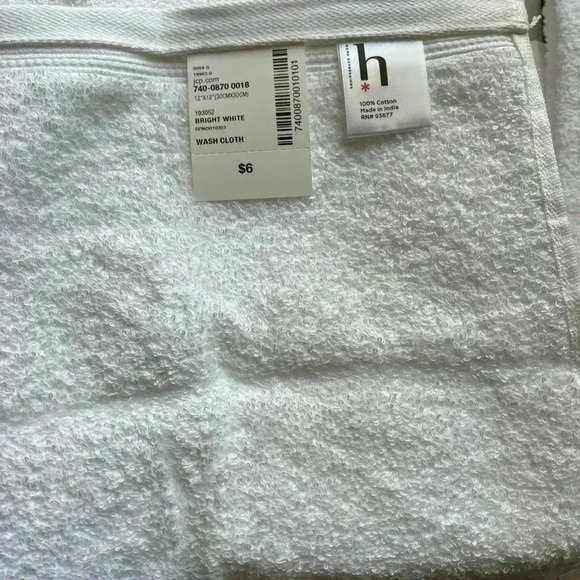 Home Expression White 6 Piece Towel 2 Sets New With Tags Very Great Quality - Picture 4 of 5